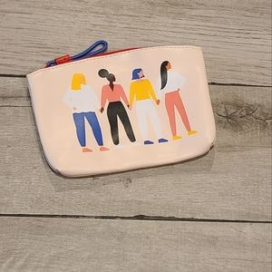 🍿Ipsy women silhouette Makeup bag🍉🎠 🌸 🍀 ✨️ 🏵💫🧋☃️🦋🐯🐠🍬